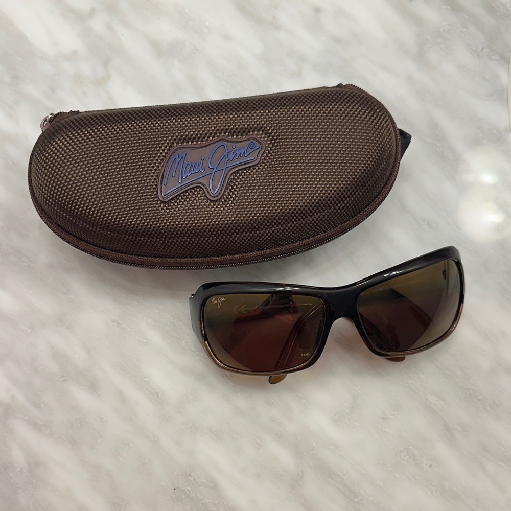 Maui Jim Brown Frame Sunglasses with Brown Lenses